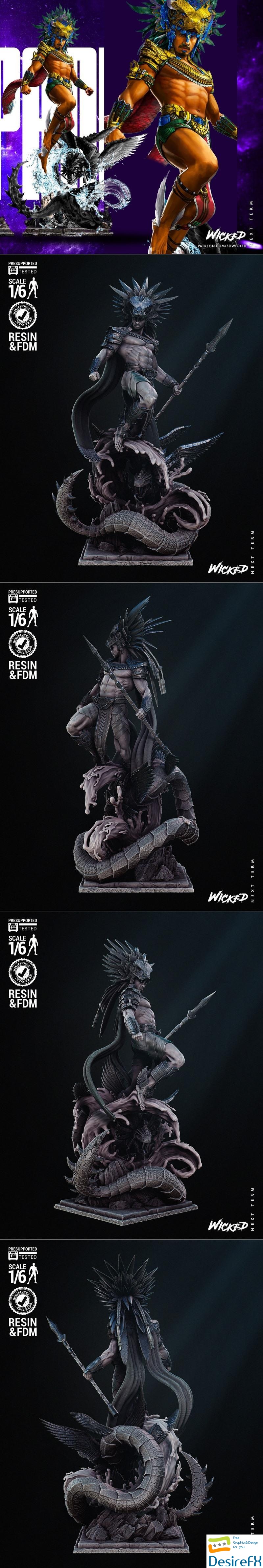 Wicked - Namor Sculpture 3D Print