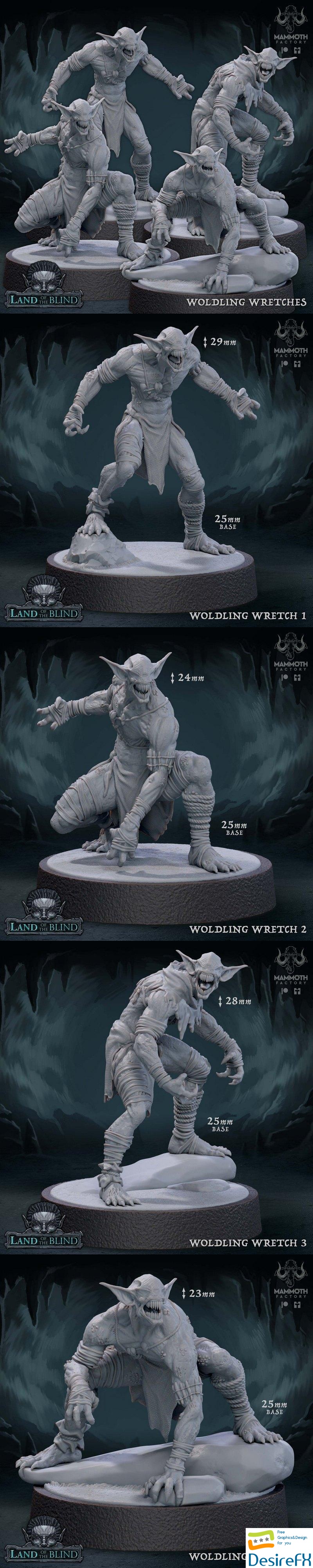 Woldling Wretches - 3D Print