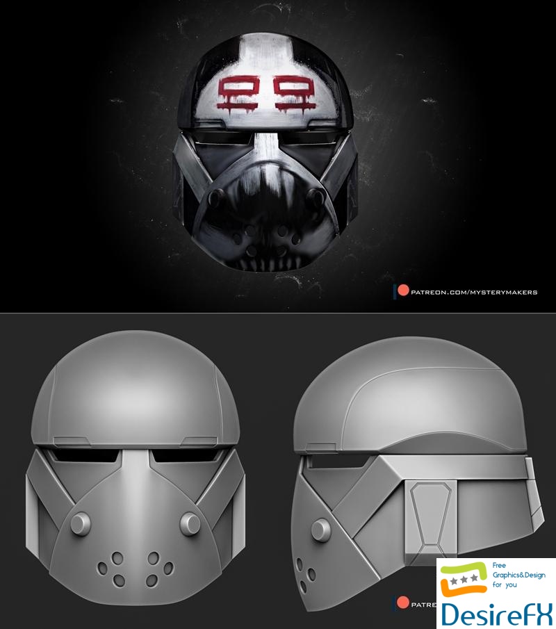 Wrecker Helmet 3D Print