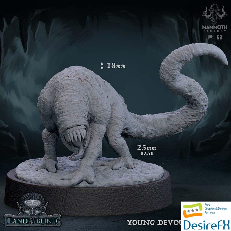 Young Devourer Beast - 3D Print