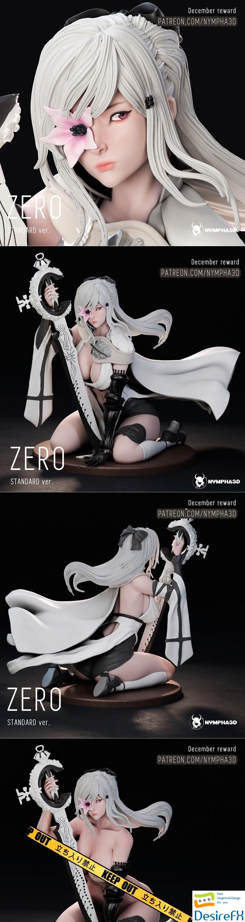 Zero - Drakengard 3 3D Print