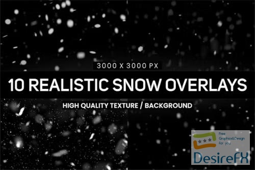 10 Realistic Snow Overlays - 63S3R5E