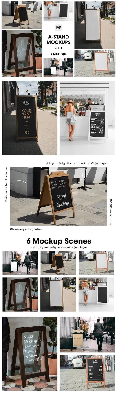 A-Stand Mockups vol.1 - Advertising
