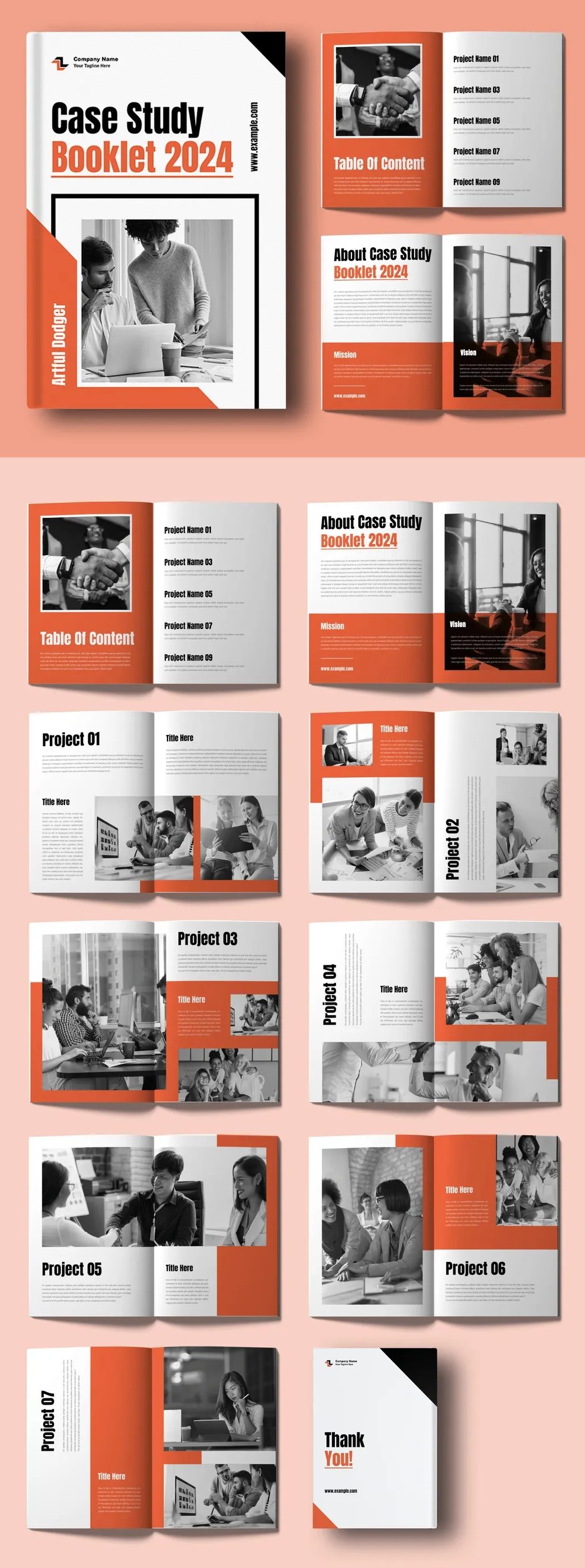 Adobestock - Case Study Booklet Layout 723806327