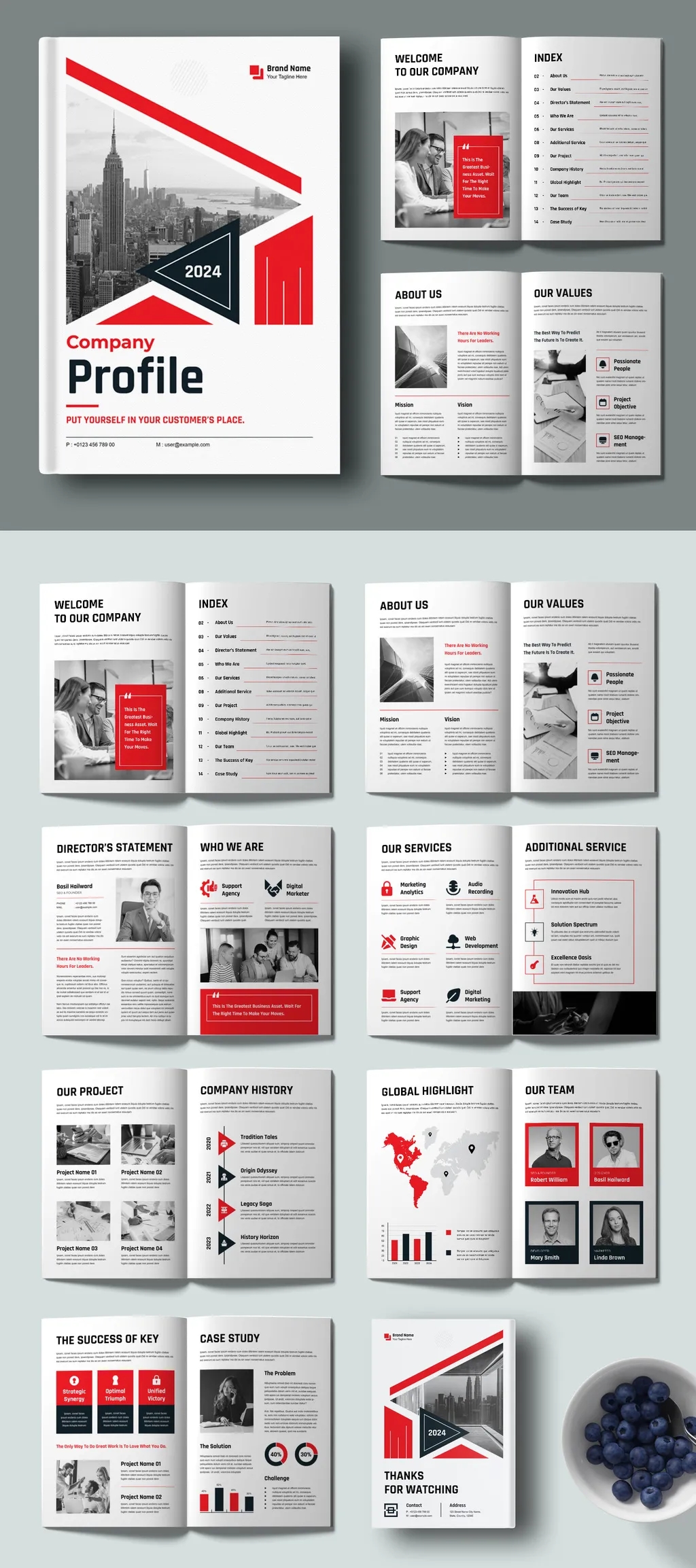 Adobestock - Company Profile Brochure Layout 725230240