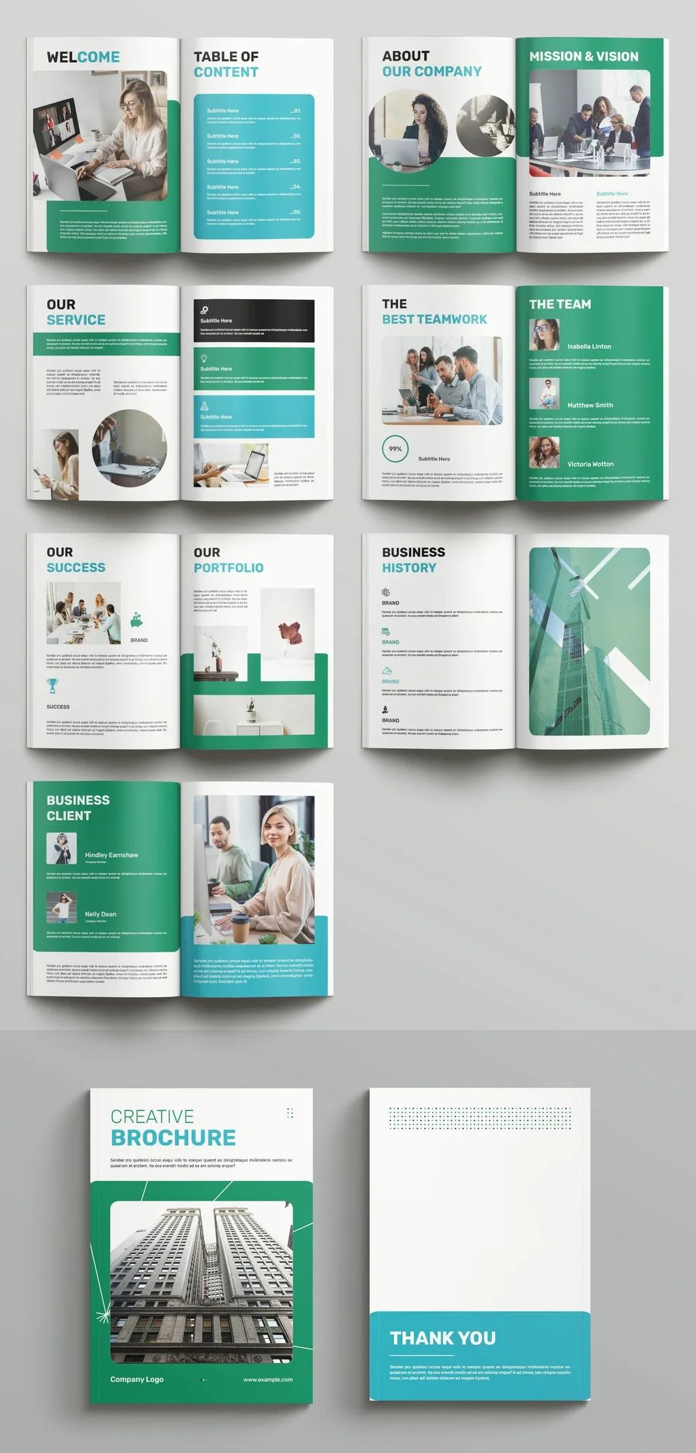 Adobestock - Corporate Brochure Design Layout Template 716694325