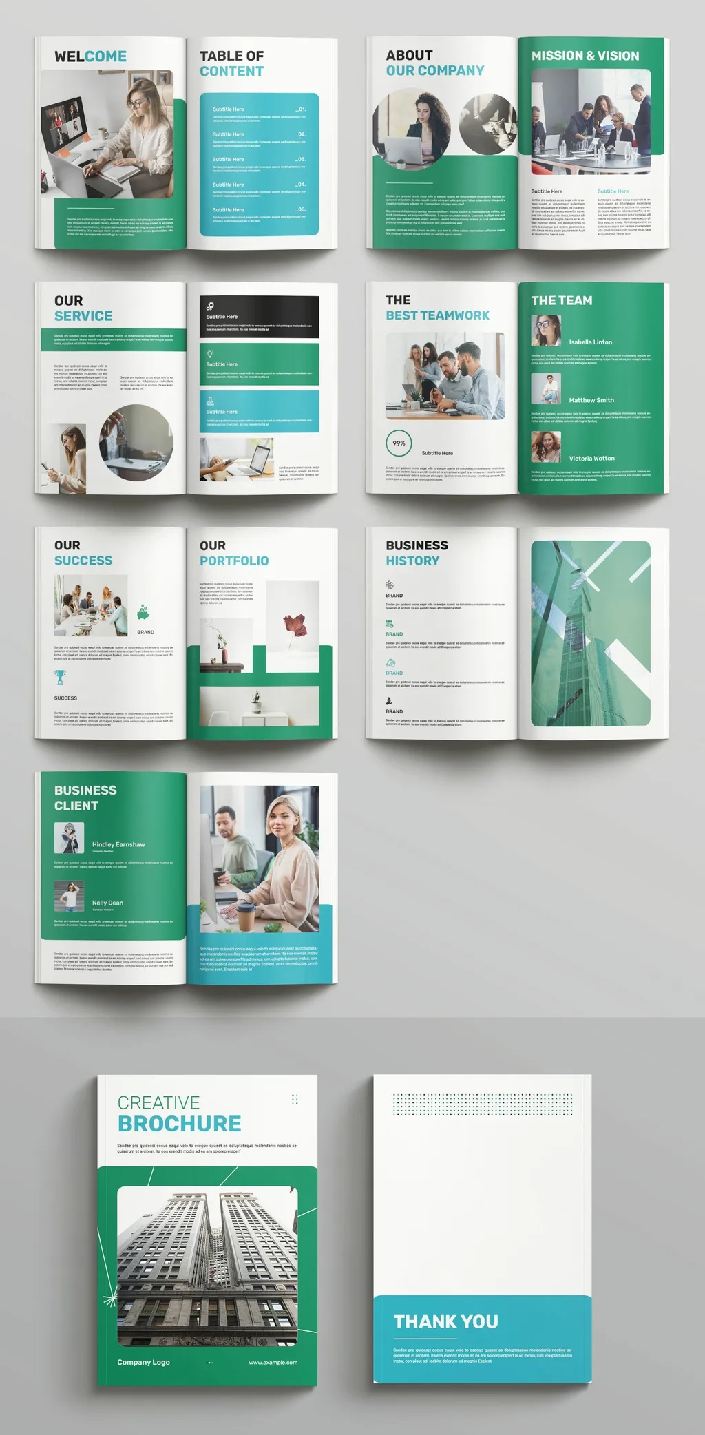Adobestock - Corporate Brochure Design Layout Template 716694325
