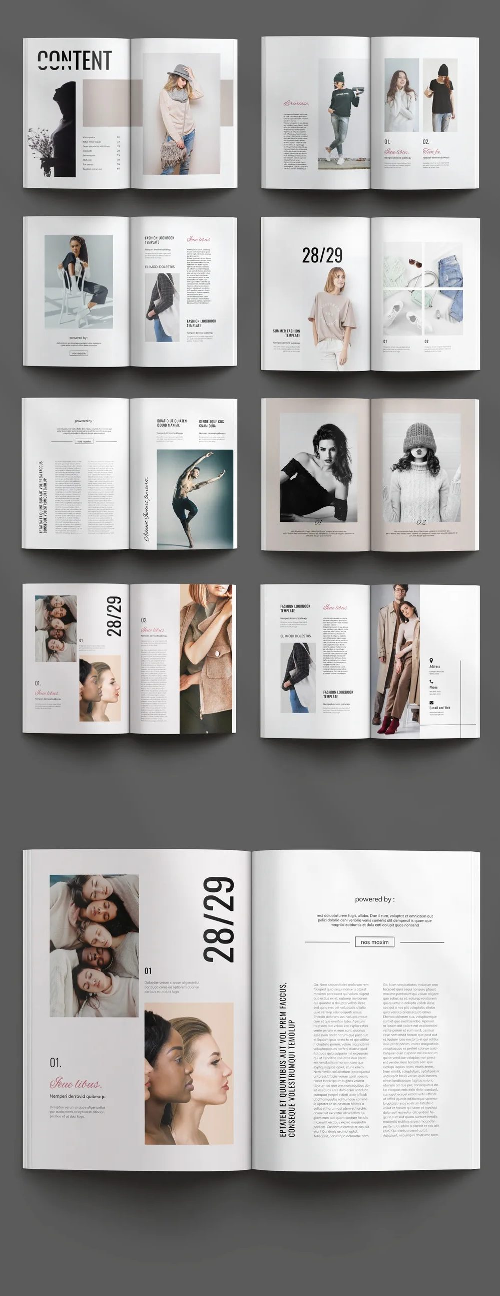 Adobestock - Fashion Look Book 718878021