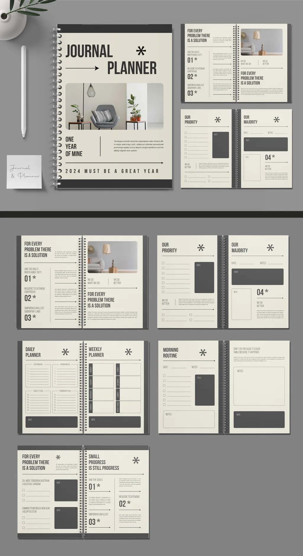 Adobestock - Journal And Planner Template 728990327