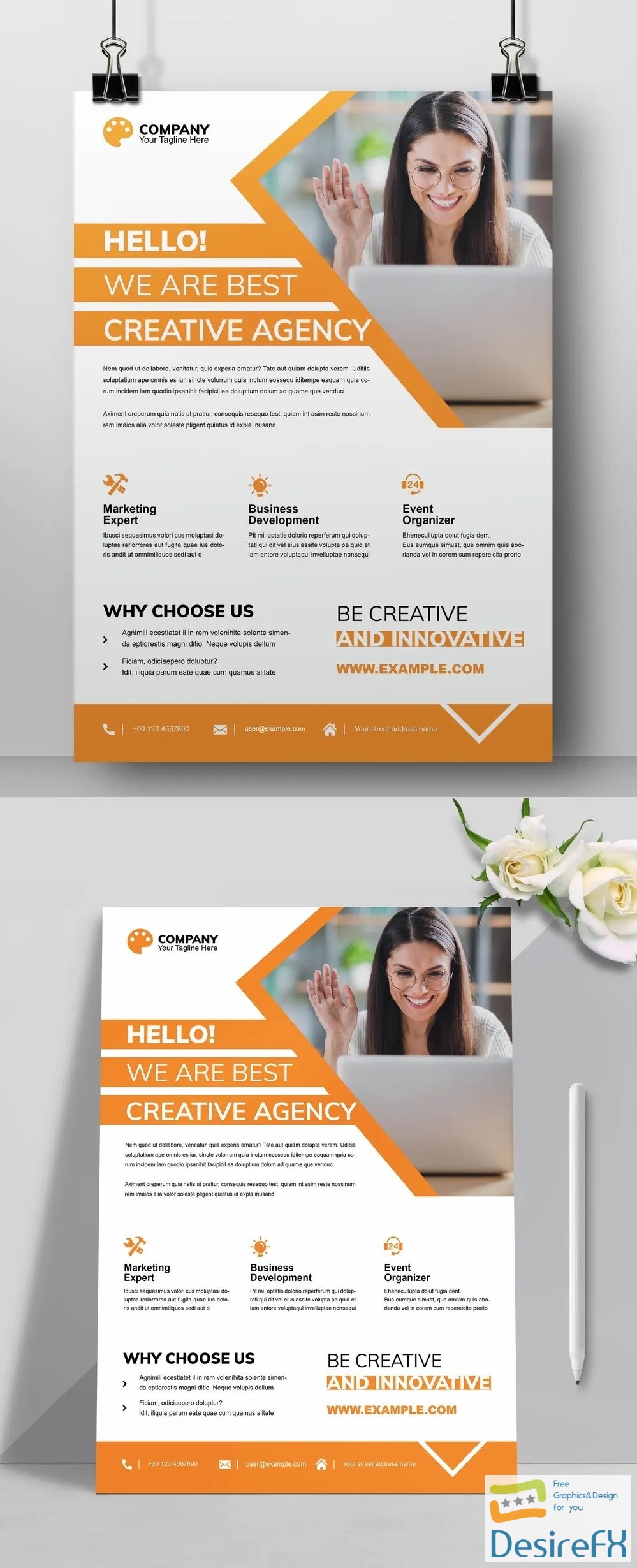 Adobestock - Modern Business Flyer Design Templates 718529881
