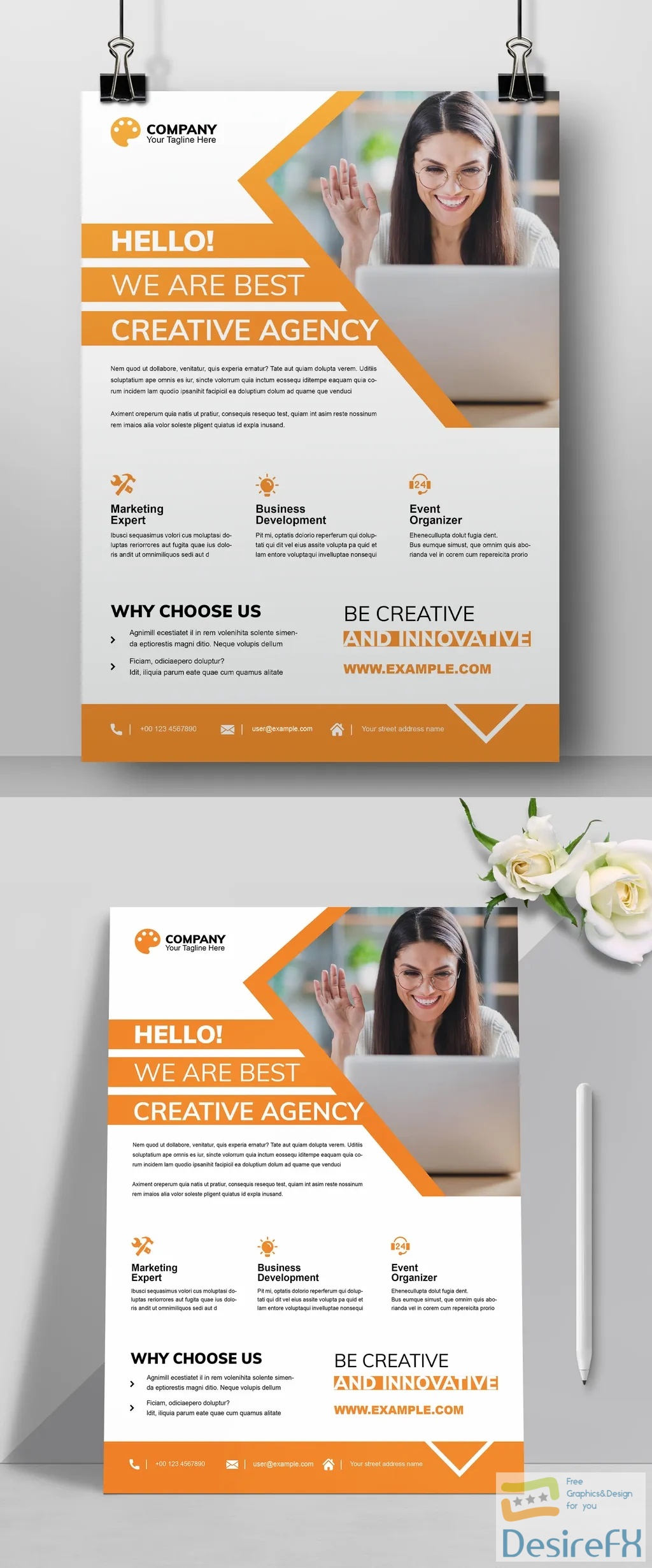 Adobestock - Modern Business Flyer Design Templates 718529881