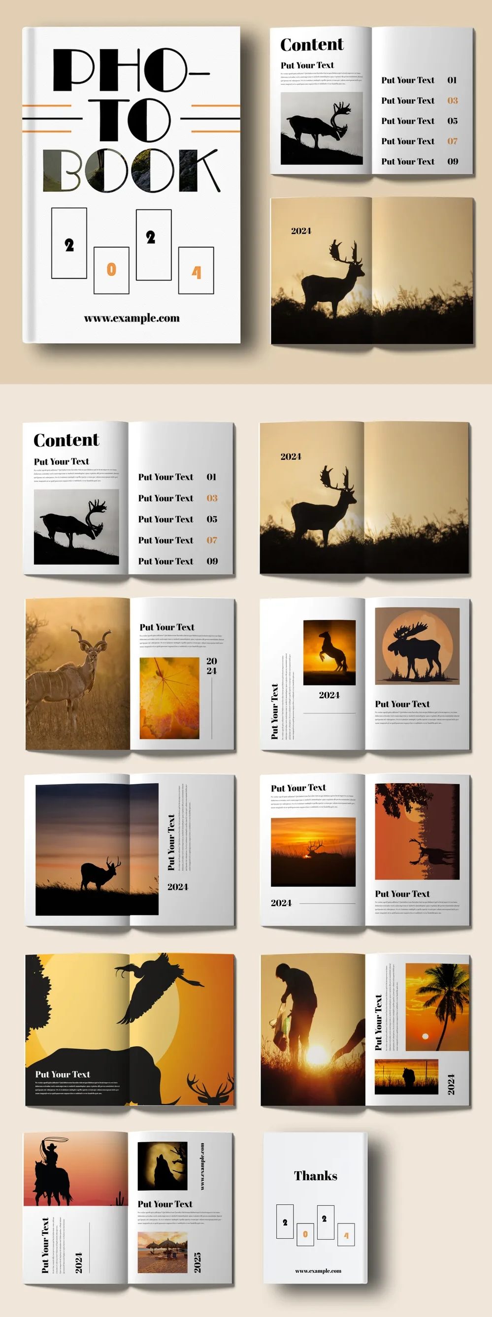 Adobestock - Photo Book Layout 722994396