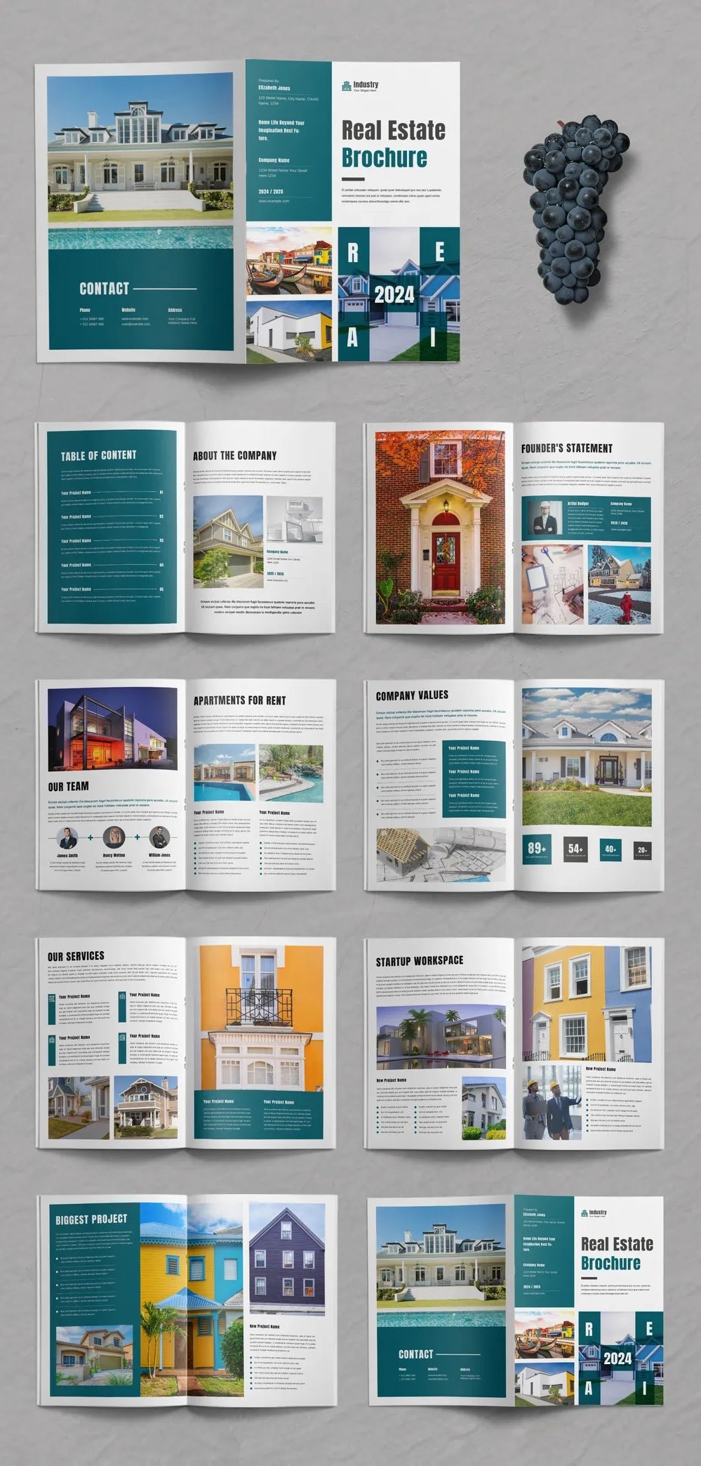 Adobestock - Real Estate Brochure Template 721821697