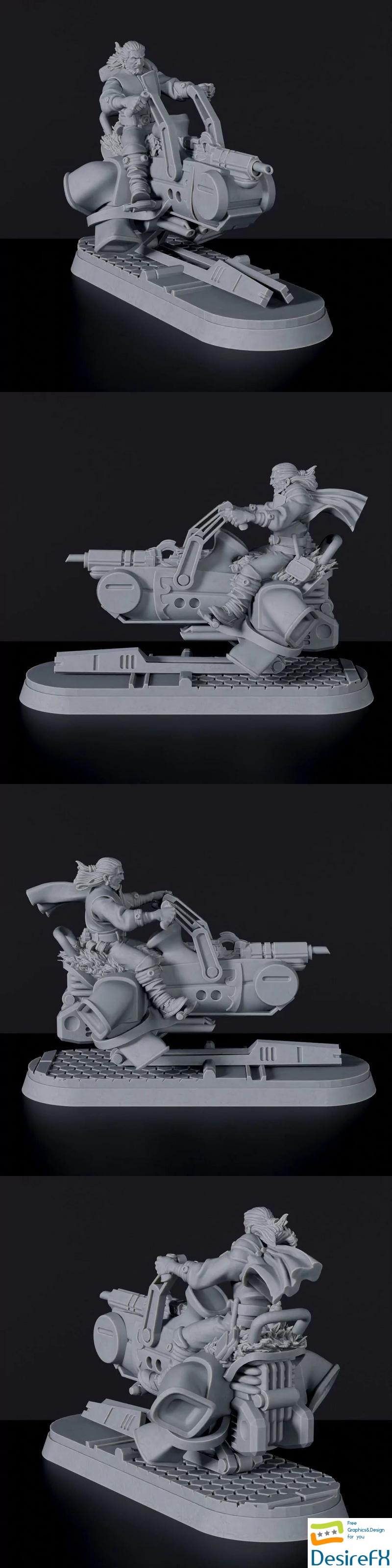 Alexius On Jetsteed - 3D Print