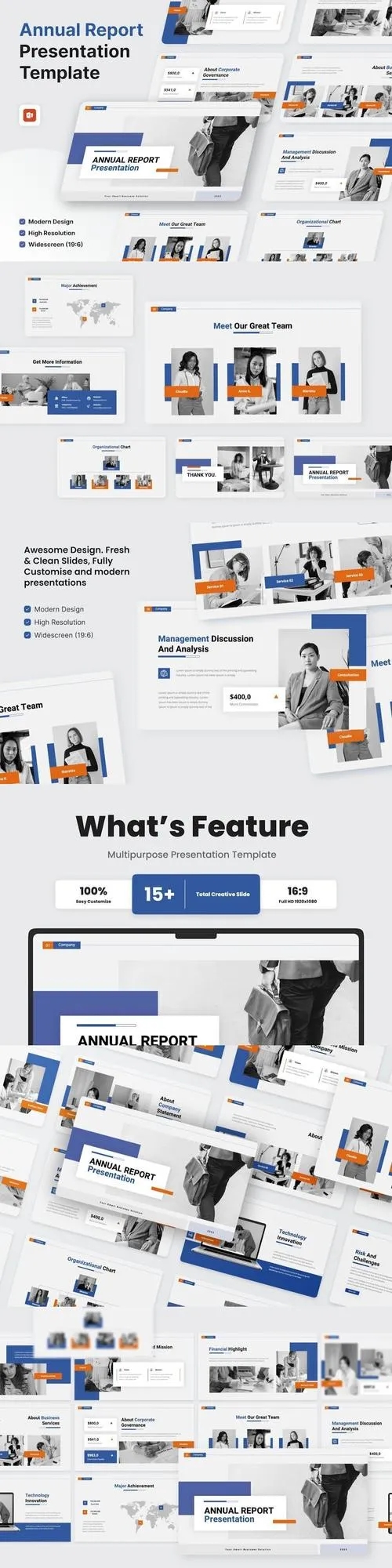 Annual Report PowerPoint Template