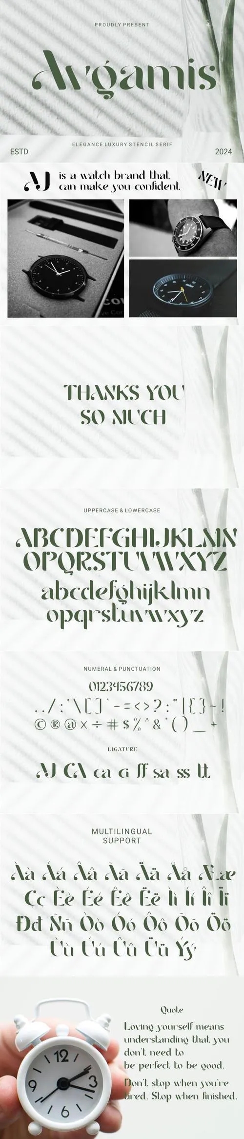 Avgamis - Elegance Luxury Stencil Serif