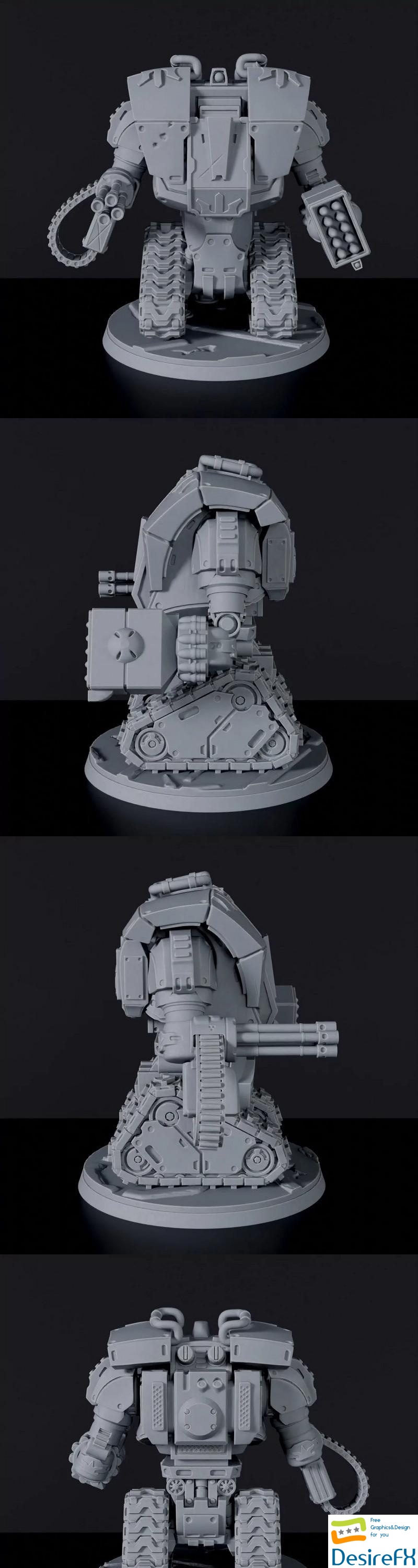 Battle Walker - 3D Print