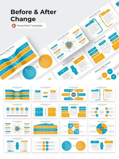 Before & After Change PowerPoint Template