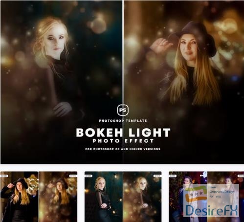 Bokeh Light Photo Effect - E8GYUMW