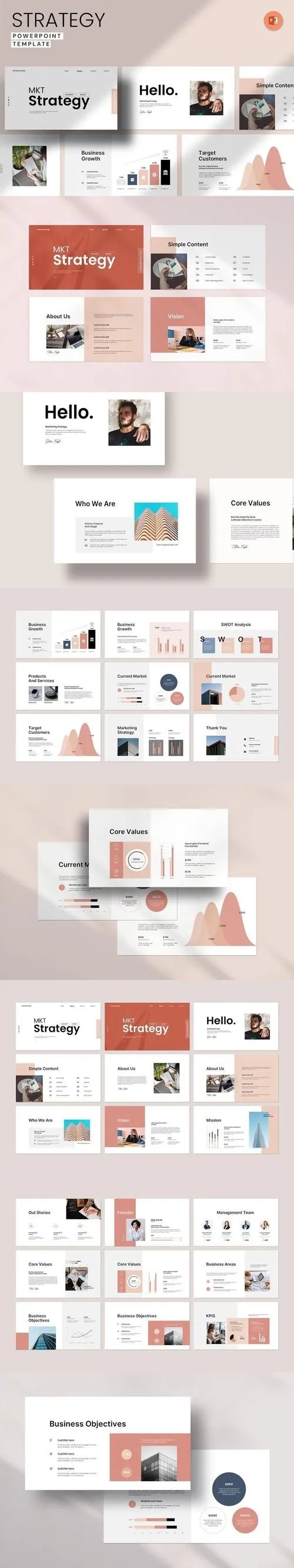 Business strategy PowerPoint Template