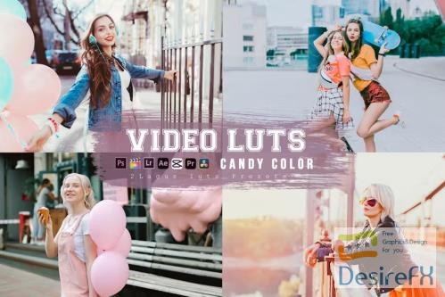 Candy Color Film Presets & luts Video Premiere Pro - EEL2V5P