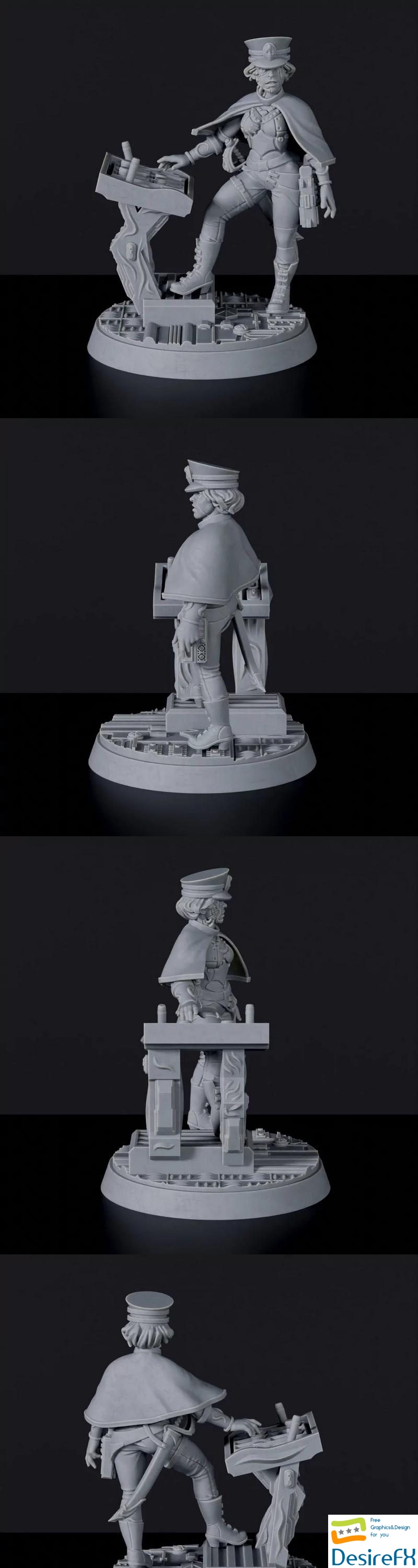 Captain Overseer Maggie - 3D Print