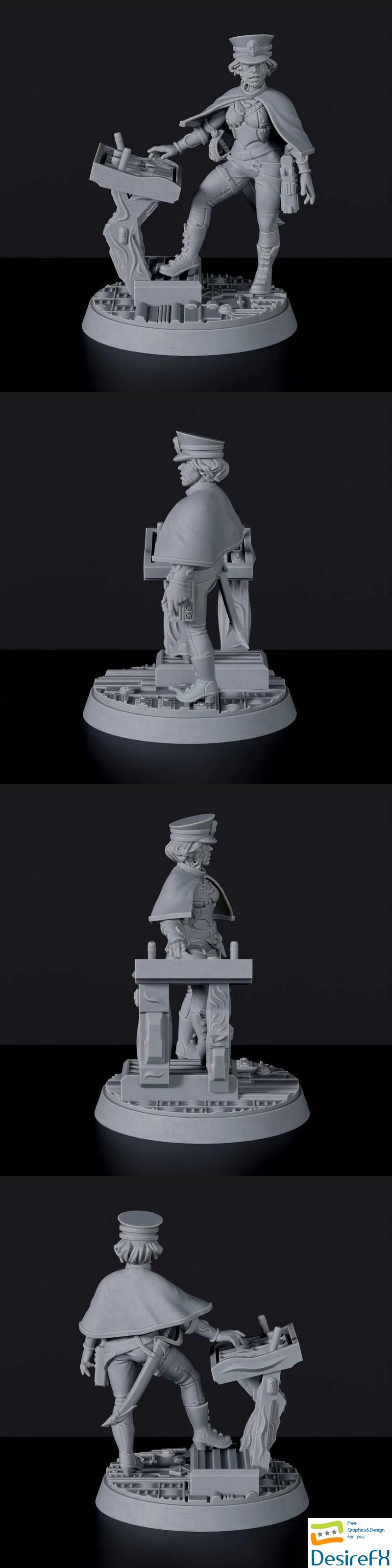 Captain Overseer Maggie - 3D Print