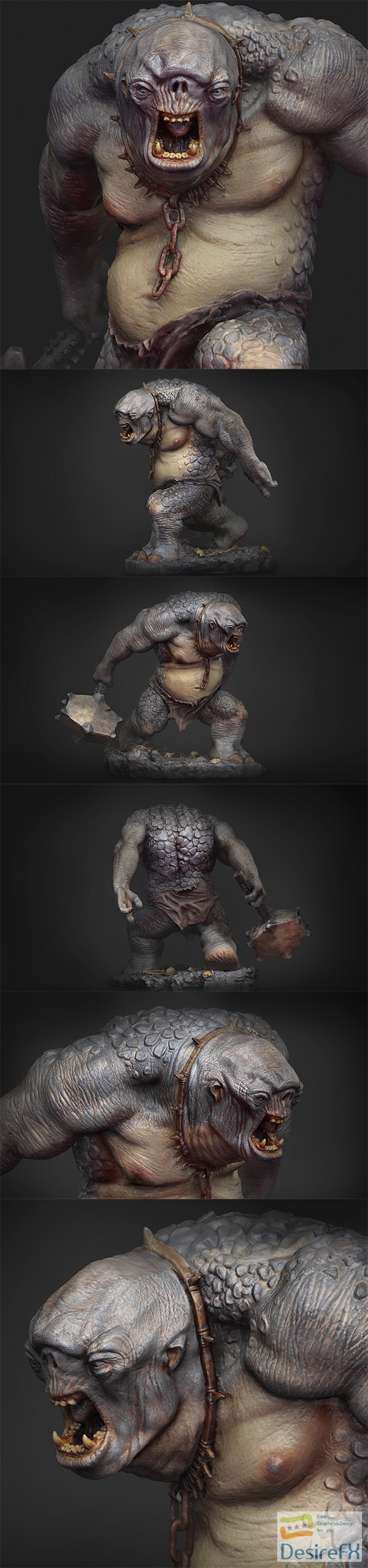 Cave Troll – Iron Studios – 3D Print