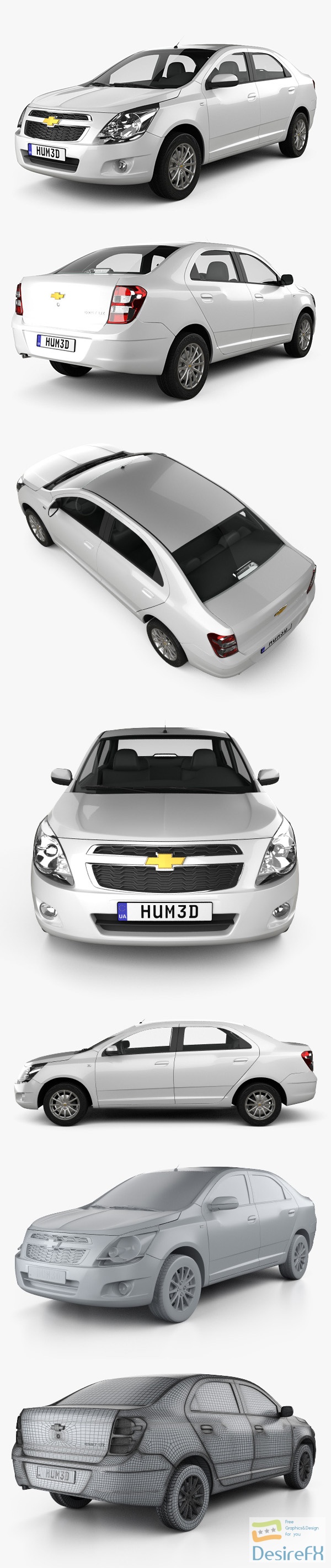 Chevrolet Cobalt 2014 3D Model