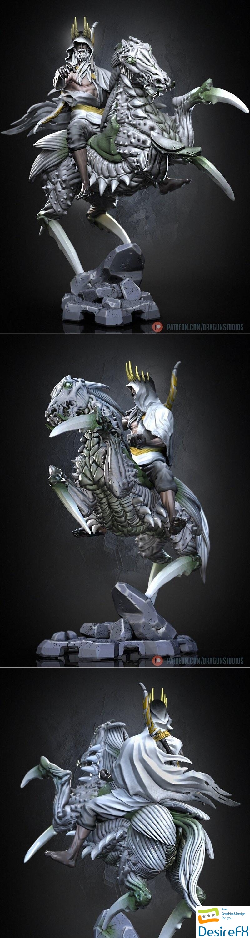 Conqueror Four Horsemen 3D Print