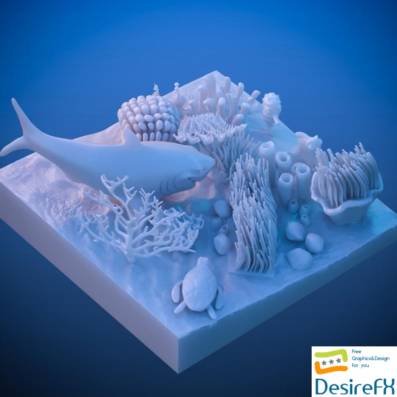 Coral Reef 3D Print