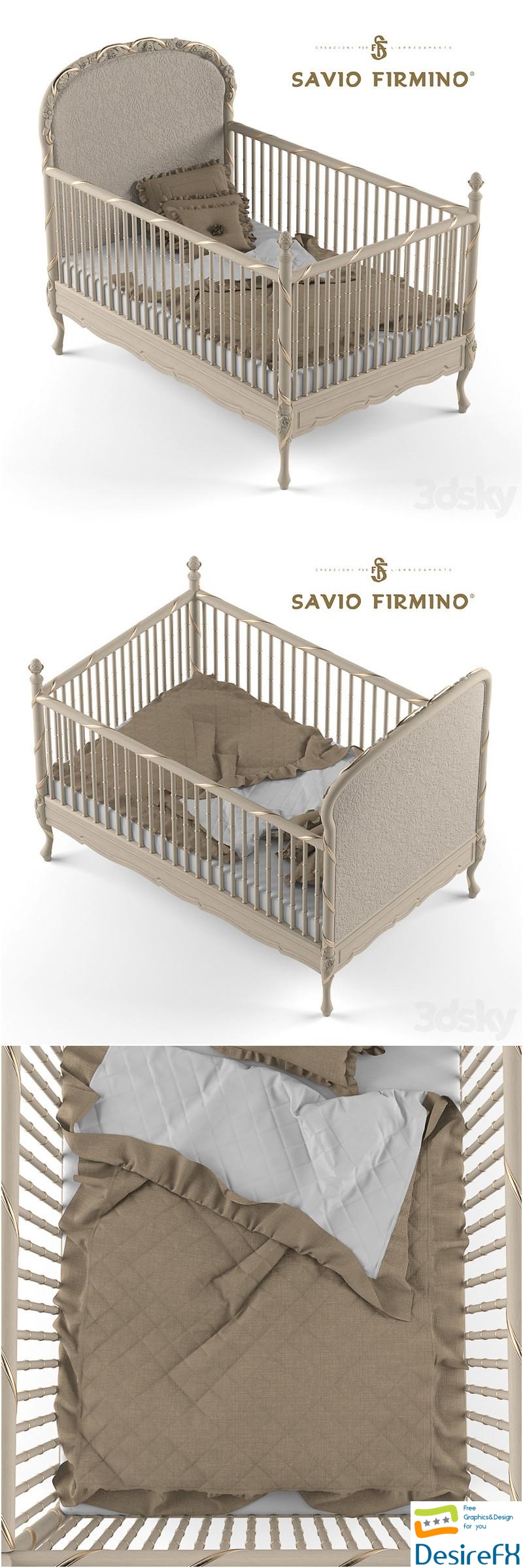 Cot Savio Firmino 3079 3D Model