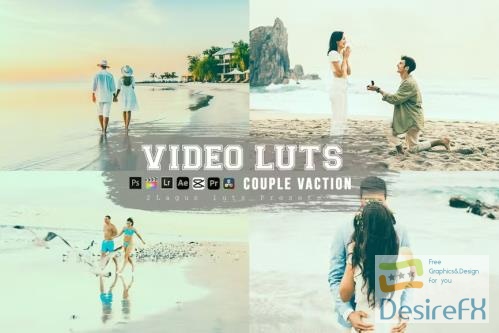 Couple Vaction Mood Preset luts Video Premiere Pro - Z9T2VJ4