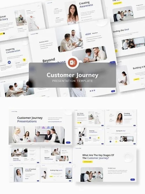 Customer Journey Presentation Template Powerpoint