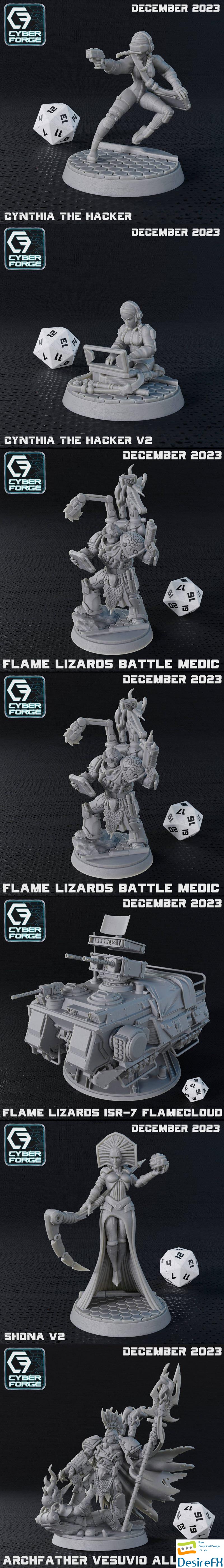 Cyber Forge - Titan Shock December 2023 3D Print