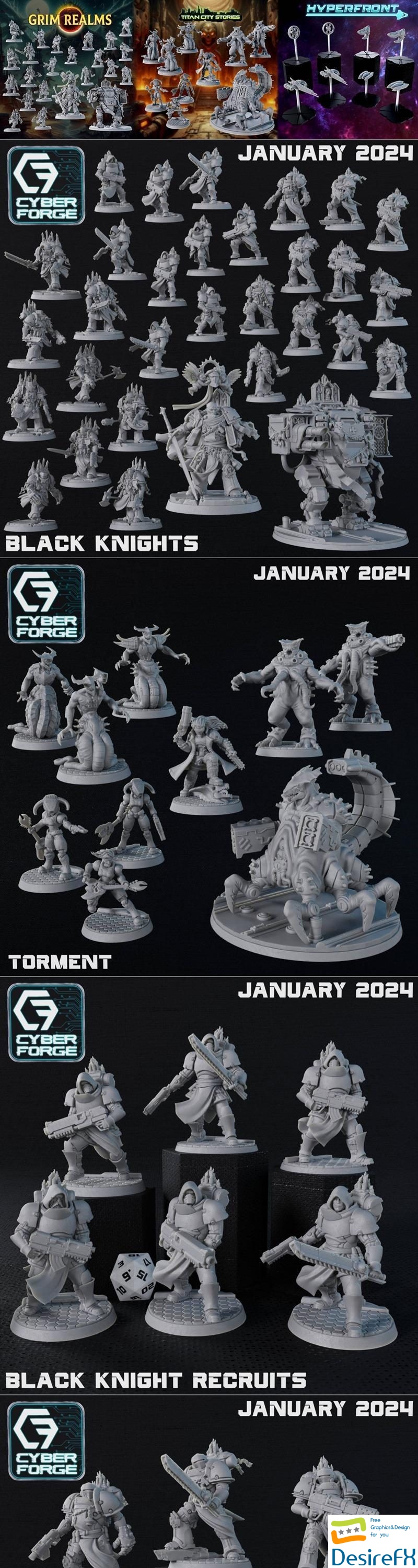 Cyber Forge - Torment January 2024 3D Print