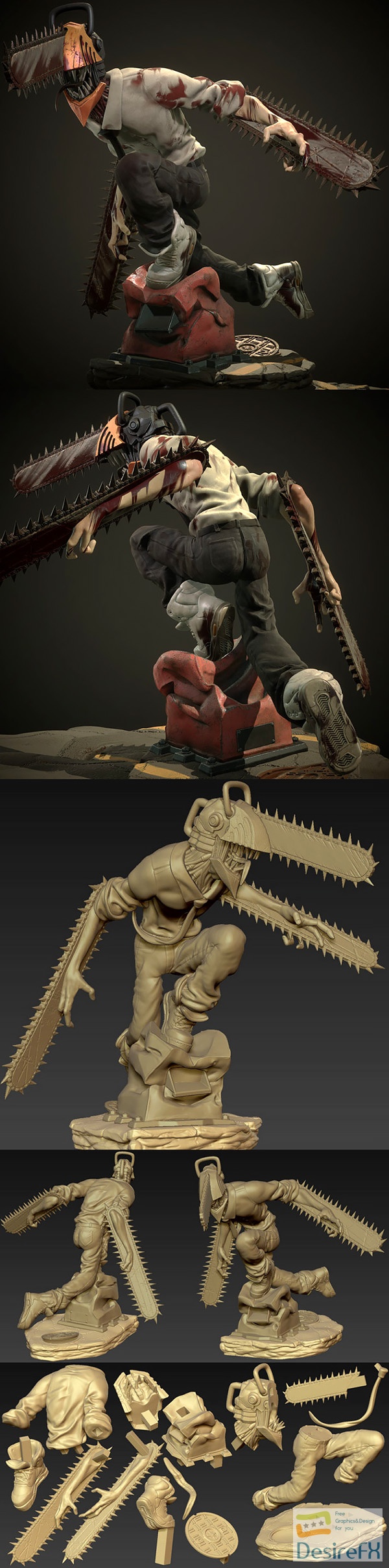Denji – Chainsaw Man – 3D Print