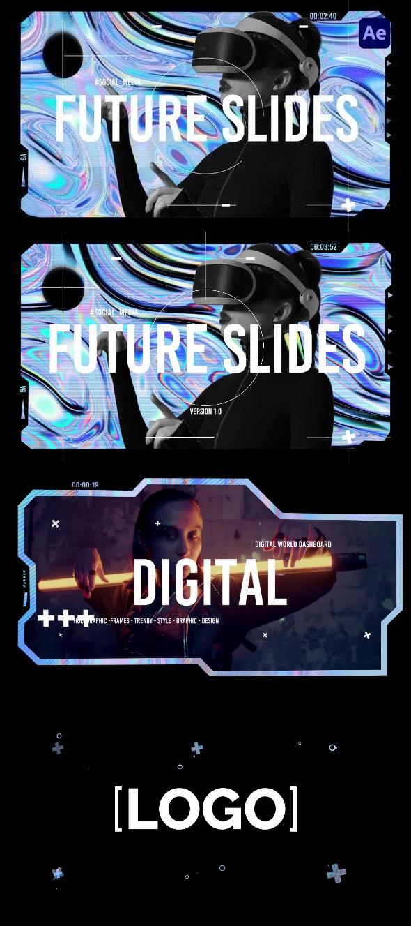 Digital Technology Holographic Intro 51920876 Videohive