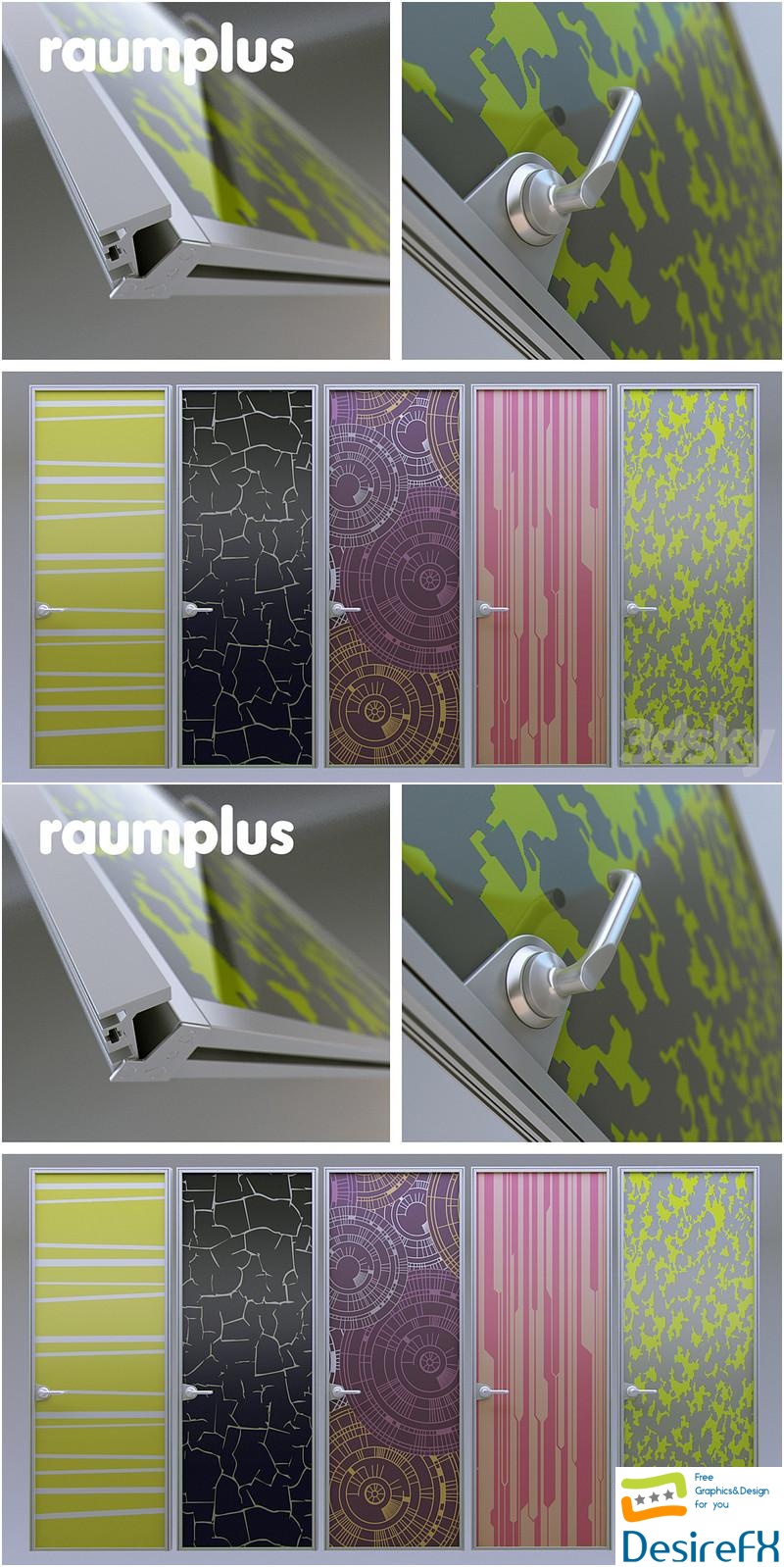 Doors Raumplus 3D Model