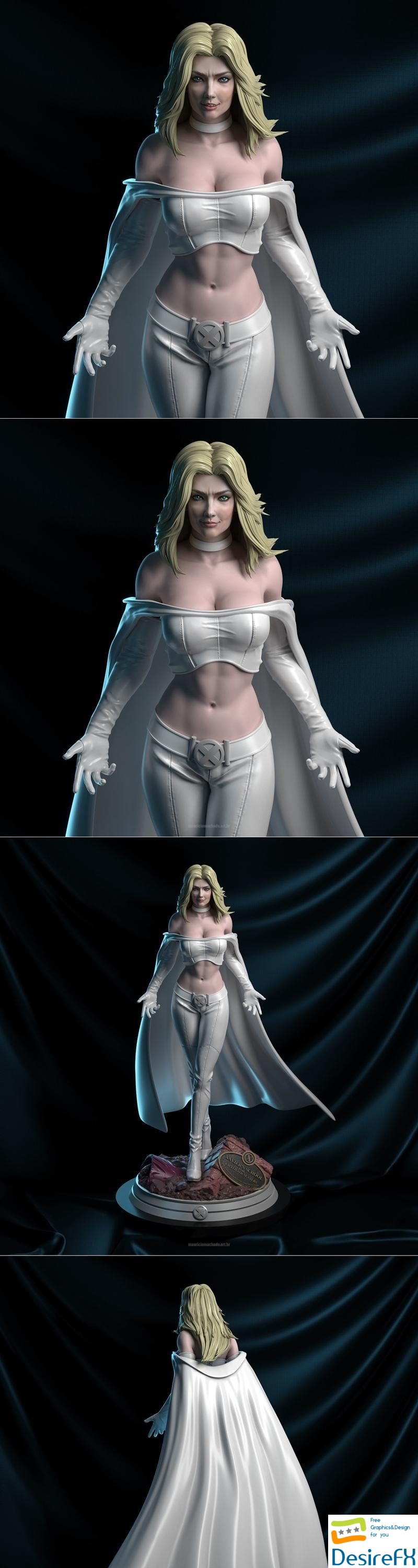 Emma Frost - X-Men 3D Print