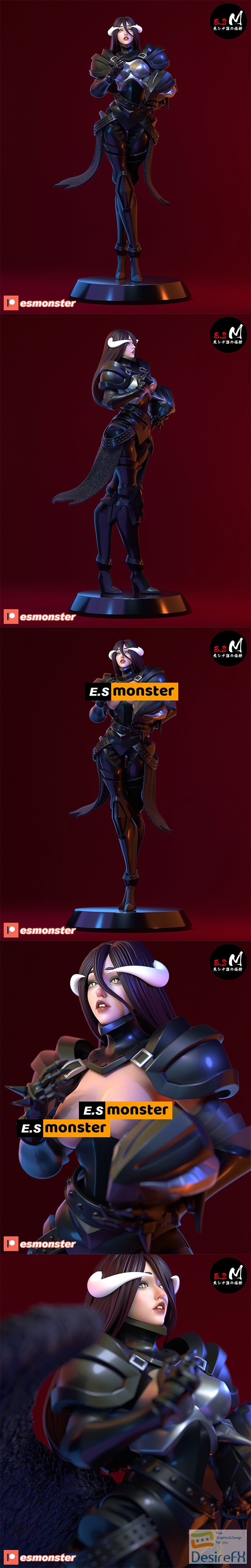 E.S Monster – Albedo – 3D Print