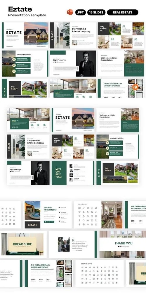 Eztate - Real Estate Powerpoint Template