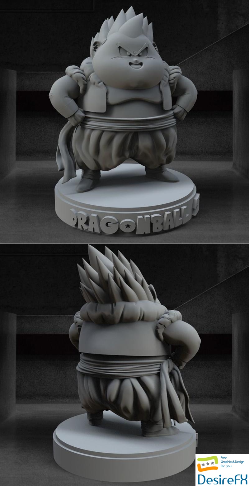 Fat Gotenks - Dragon Ball Z 3D Print