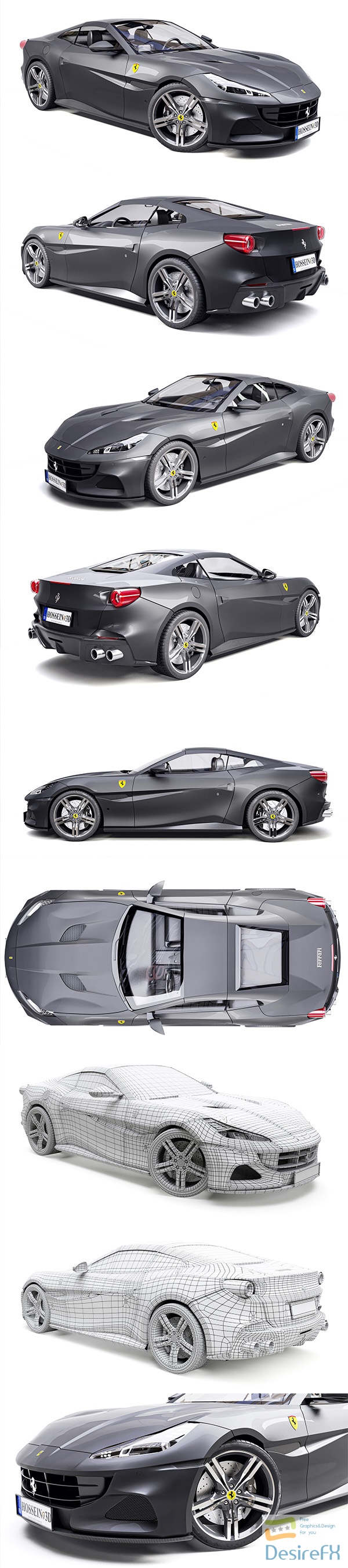 Ferrari Portofino 3D Model