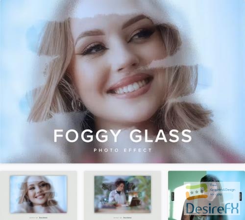 Foggy Glass PSD Photo Effect - U8FH67E