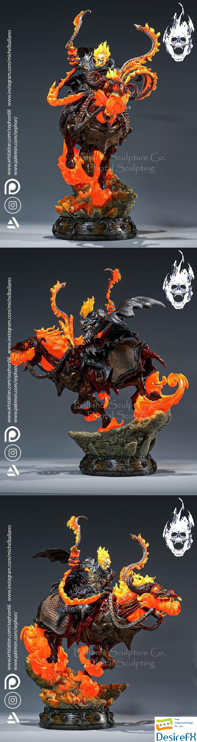 Ghost Rider by Creative Geek MB 3D Print