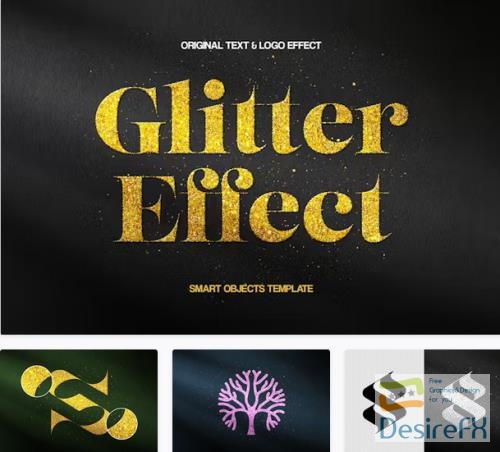 Glitter Text & Logo Effect - 92465395