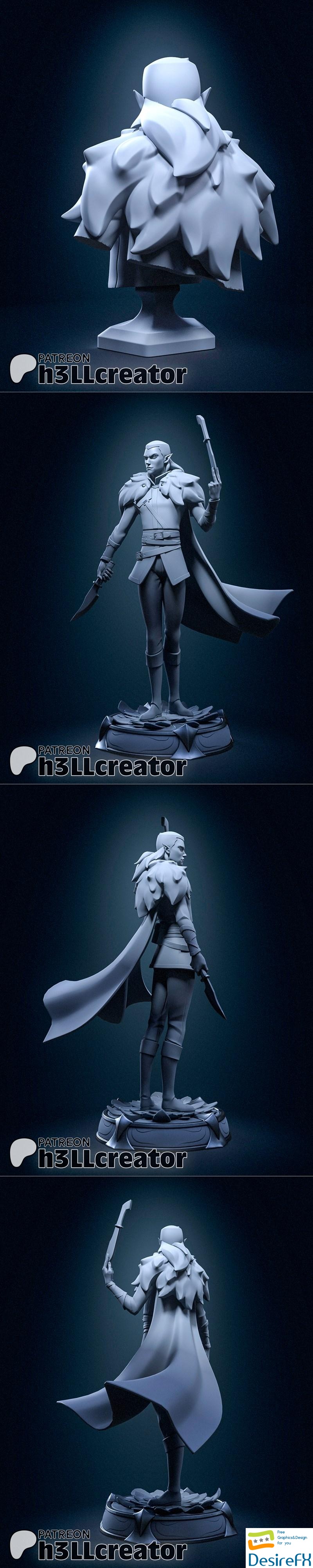 h3LL creator - Vax ildan 3D Print