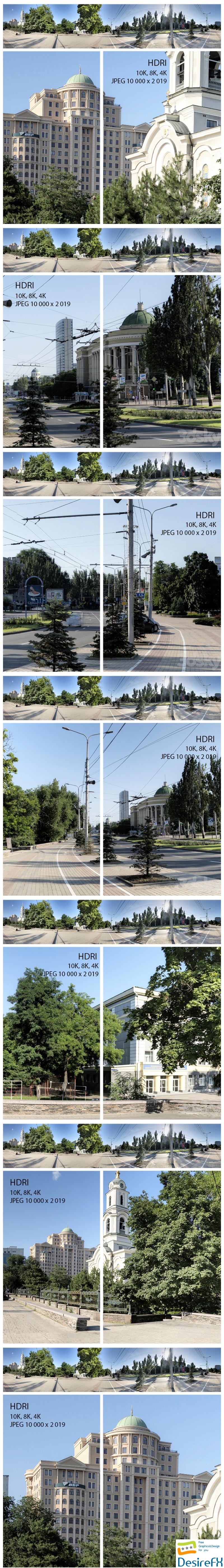 HDRI 9, panorama, city 3D Model