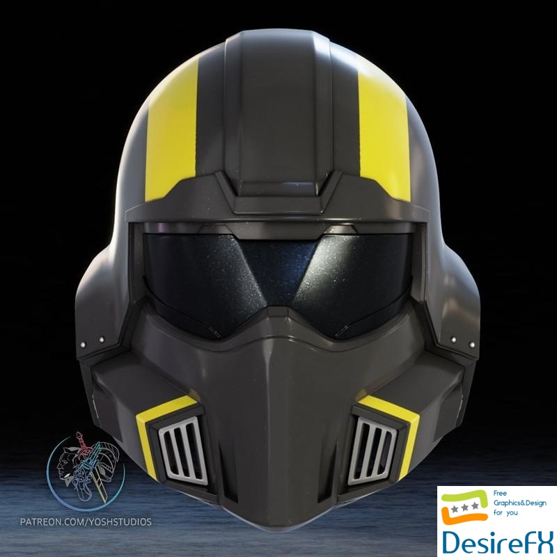 Hell Diver 2 Helmet 3D Print